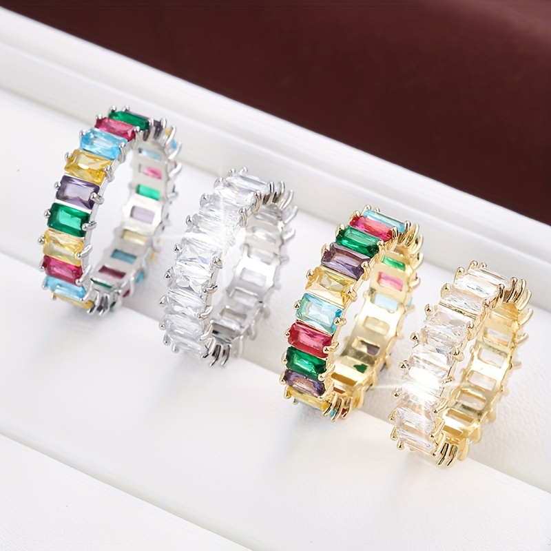 Zirconia Copper Ring for Women